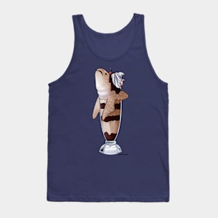 Peanut Butter Chocolate Whale Milkshark Tank Top